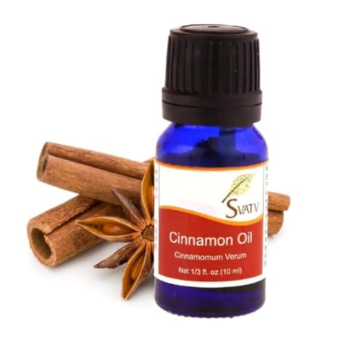 SVATV Cinnamon Essential Oil Therapeutic Grade Aromatherapy Oils Fragrance Oil for Diffuser Yoga Massage & DIY Personal Care 10 ml - Image 1