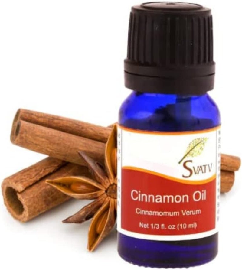 SVATV Cinnamon Essential Oil Therapeutic Grade Aromatherapy Oils Fragrance Oil for Diffuser Yoga Massage & DIY Personal Care 10 ml - Image 4