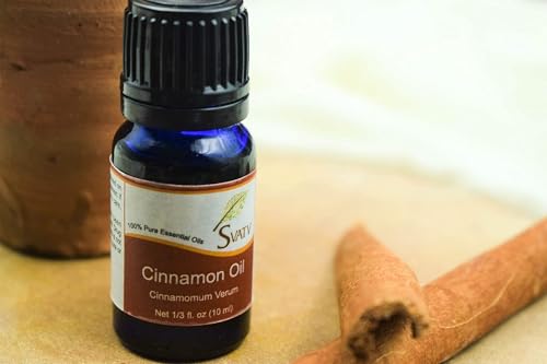SVATV Cinnamon Essential Oil Therapeutic Grade Aromatherapy Oils Fragrance Oil for Diffuser Yoga Massage & DIY Personal Care 10 ml - Image 2