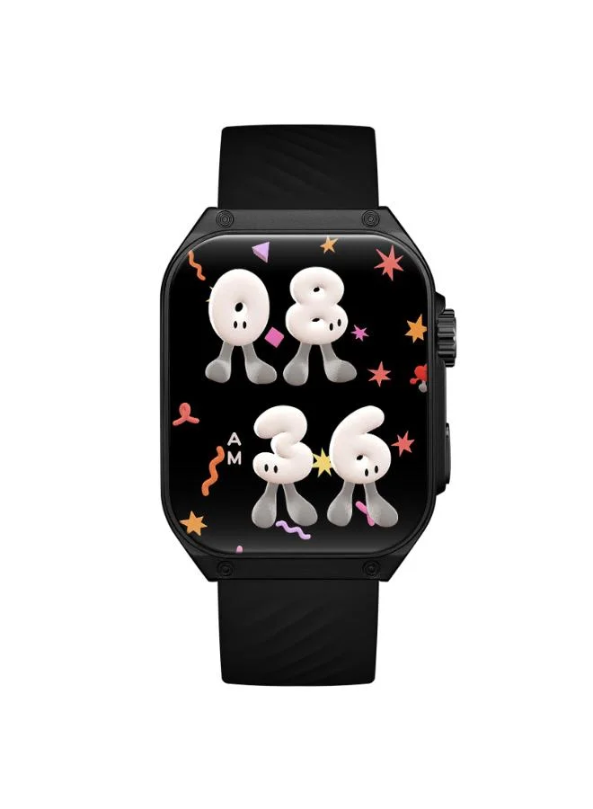 KENNETH SCOTT Unisex Leather & Silicone Smart Watch KCRV10-XSBBB - 36 mm