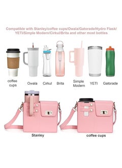 EVEREEN Adjustable Crossbody Bottle Holder Storage Bag with Detachable Strap, Compatible with Most Water Bottles, Versatile Pouch for Outdoor Use - Durable Material, Innovative Mounting Design for Various Settings  - Image 3