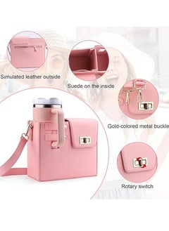 EVEREEN Adjustable Crossbody Bottle Holder Storage Bag with Detachable Strap, Compatible with Most Water Bottles, Versatile Pouch for Outdoor Use - Durable Material, Innovative Mounting Design for Various Settings  - Image 4