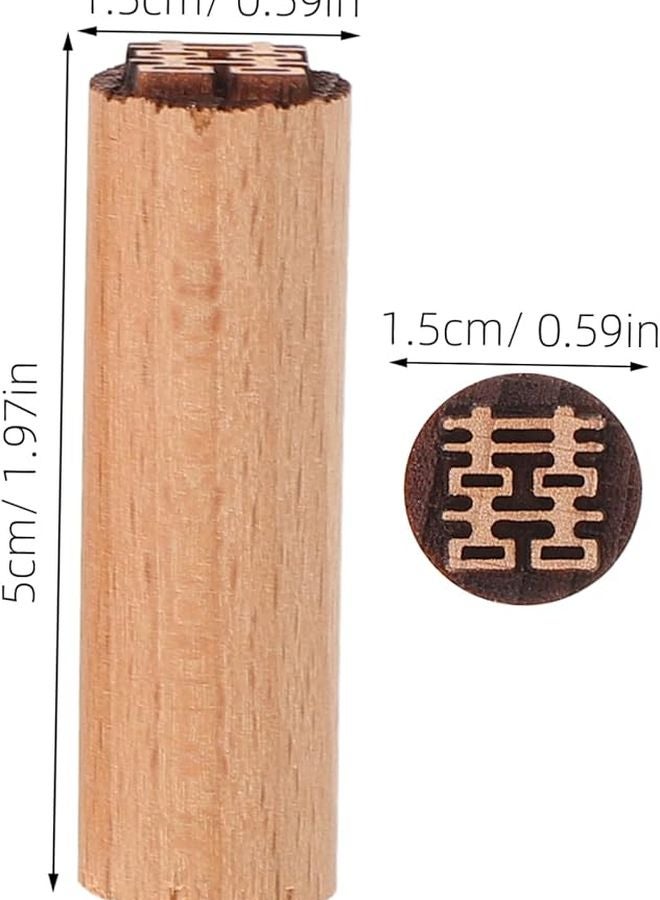 4 Pcs Moon Cake Press Molds Baking Stamps Safe Easy Clean Craft Decor - Image 4