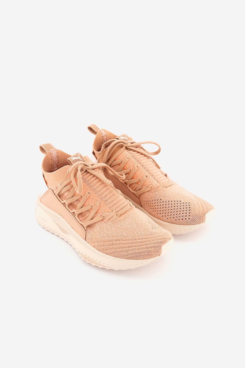 PUMA Kids Boy Tsugi Jun Lace Up Running Shoes, Peach  - Image 1