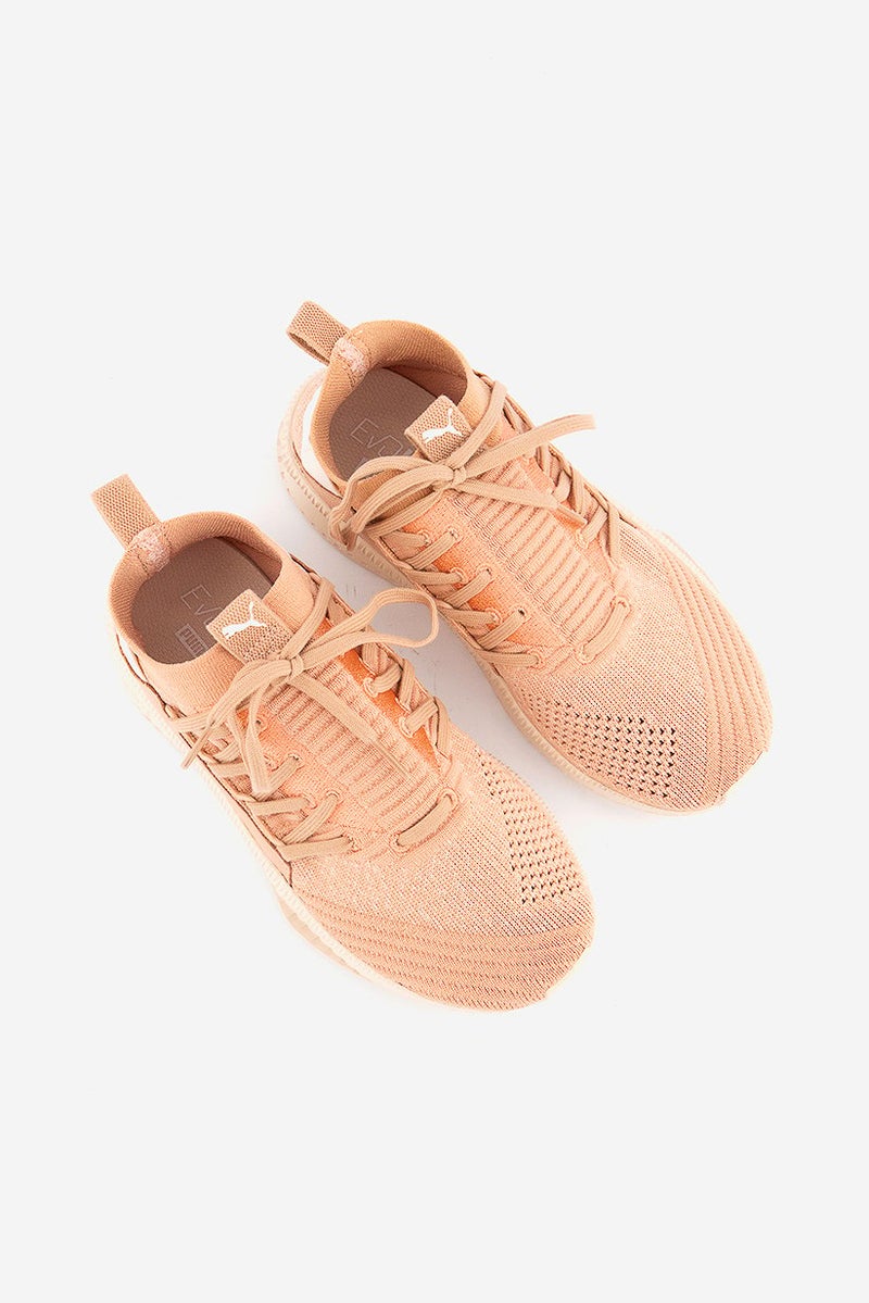 PUMA Kids Boy Tsugi Jun Lace Up Running Shoes, Peach  - Image 3