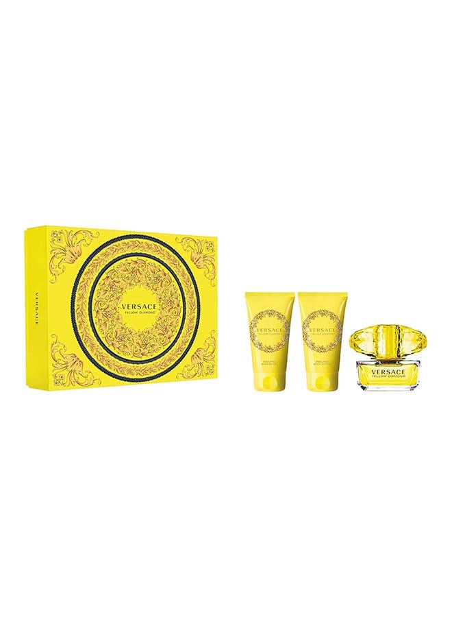 VERSACE Yellow Diamond EDT Natural Spray Gift Set 90ml - Image 1