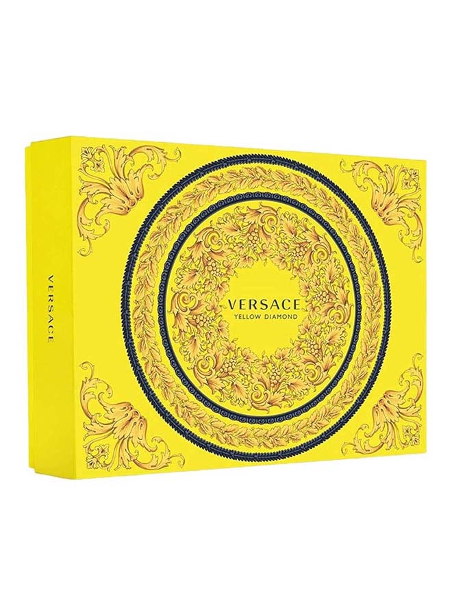 VERSACE Yellow Diamond EDT Natural Spray Gift Set 90ml - Image 2