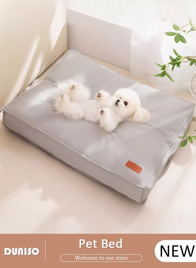 DUNISO Dog Crate Mats,Soft Kennel Pads Washable with Anti-Slip Bottom,Dog Kennel Pads for Sleeping,Pets Mattress Cat Dog Beds - Image 1