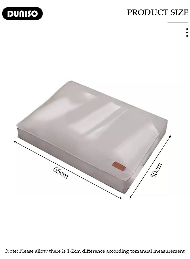 DUNISO Dog Crate Mats,Soft Kennel Pads Washable with Anti-Slip Bottom,Dog Kennel Pads for Sleeping,Pets Mattress Cat Dog Beds - Image 3