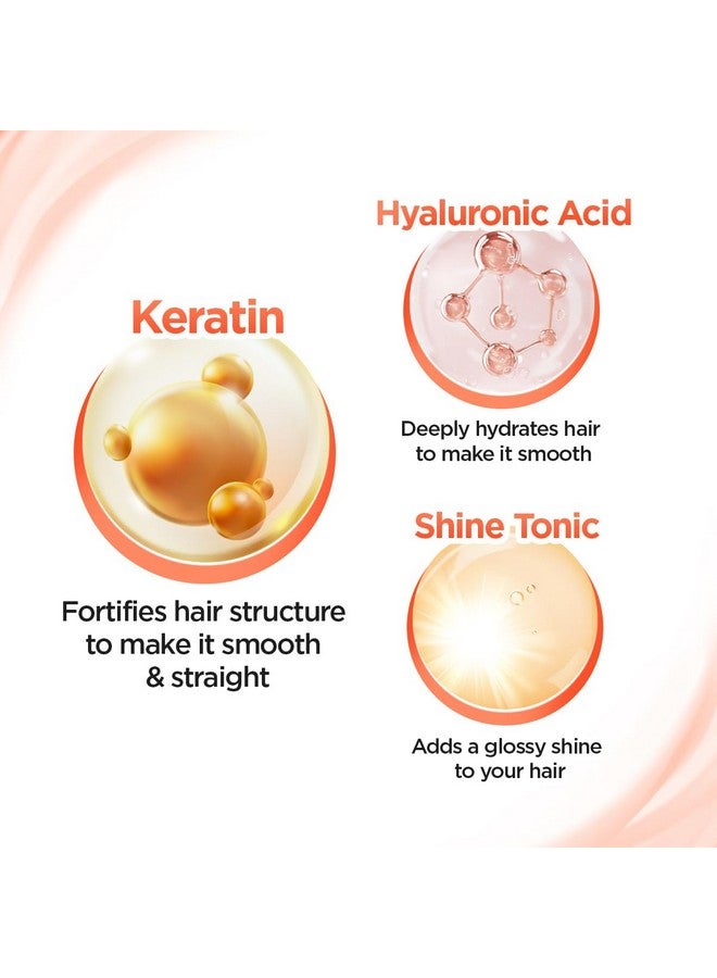 BBLUNT Advanced Smoothening Conditioner With Keratin & Hyaluronic Acid - 250 G | Makes Hair Frizz-Free & Straighter | Deeply Nourishes | Adds Spectacular Shine | For Men & Women - Image 4