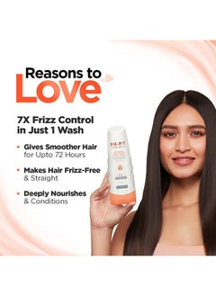 BBLUNT Advanced Smoothening Conditioner With Keratin & Hyaluronic Acid - 250 G | Makes Hair Frizz-Free & Straighter | Deeply Nourishes | Adds Spectacular Shine | For Men & Women  - Image 3