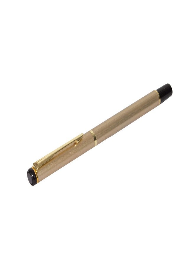 auteur 801 Black & Golden Metal Roller Ball Pen With Gold Clip Best Gift Set For Men & Women Professional Executive Office, Nice Pens (Pack Of 2, Blue Ink) - Image 3