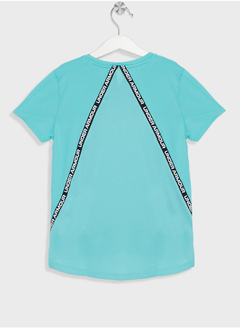 UNDER ARMOUR - Girls' Knockout T-Shirt - Image 1