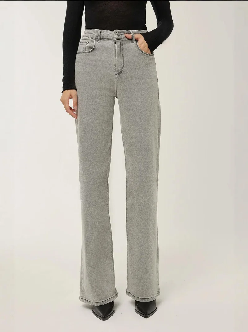هيكاب High Waist Wide Leg Jeans