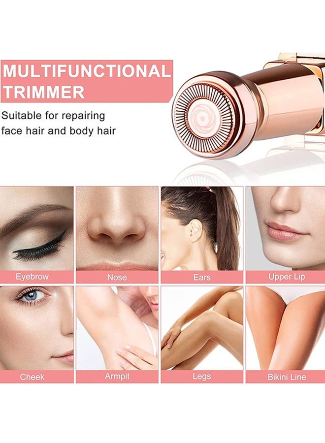 Facial Hair Removal for Women, 2 In 1 Eyebrow Epilator Eyebrow Trimmer Body Hair Groomers Electric Hair Remover for Eye Brows Hair Removal Lip Hair Shaver Facial Hair Removal - Image 2