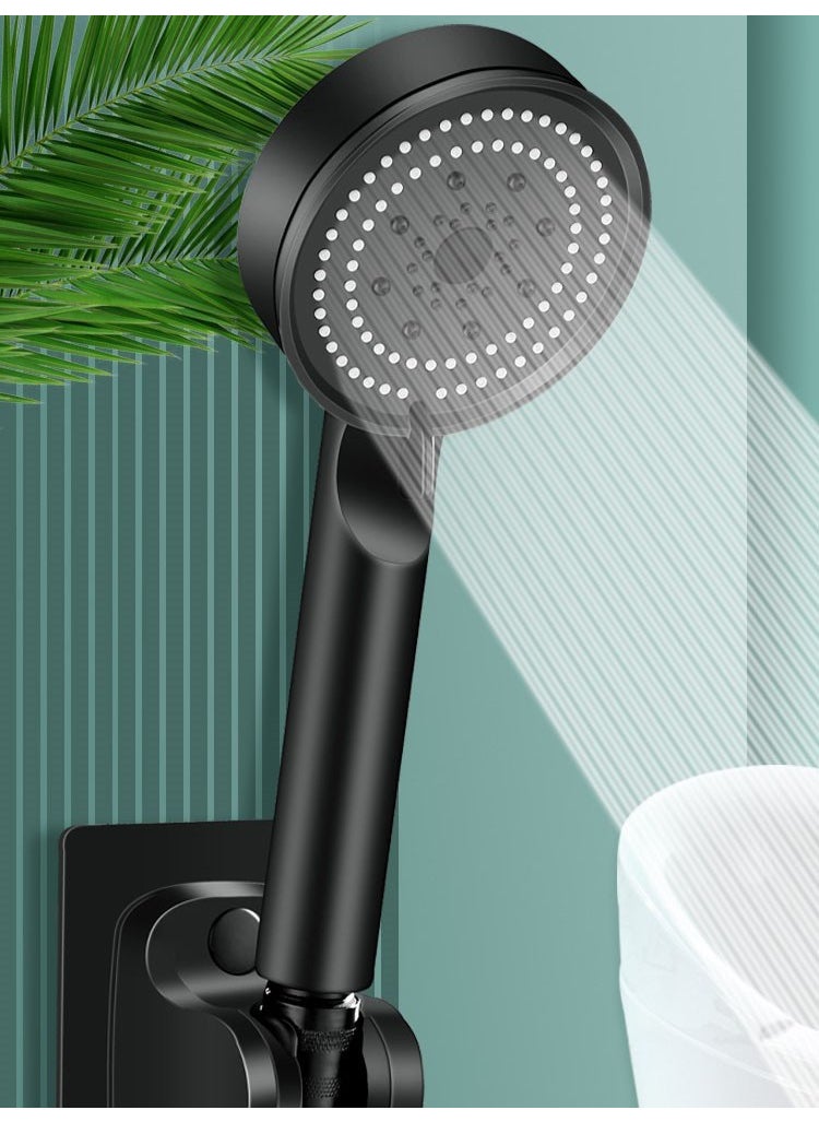 Brkyapı Berev Shower Head Black 5 Function Slim Shower Head  - Image 2