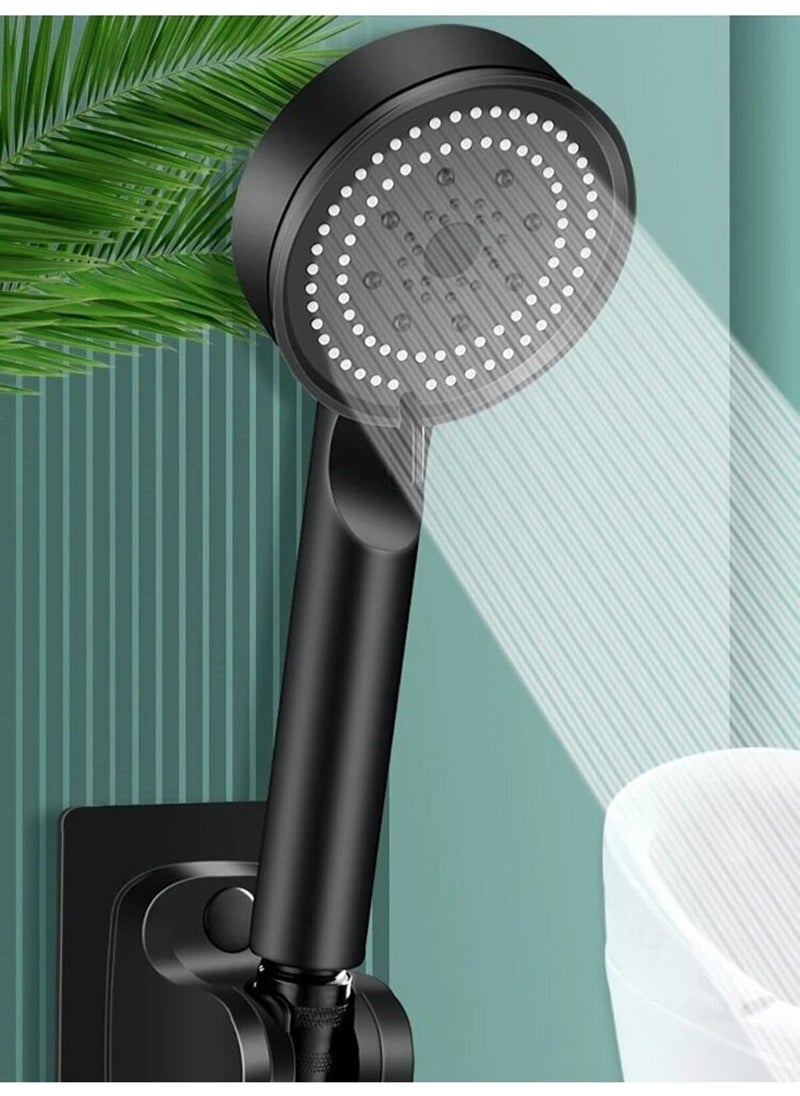 Brkyapı Berev Shower Head Black 5 Function Slim Shower Head  - Image 1
