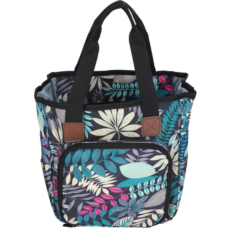 Knitting Organizer Large Capacity Water Resistant Portable Craft Bag - Sturdy Multi-Storage Design Yarn Tote Bag for Knitting Lovers, Crochet Beginners and Travel Use - Image 2