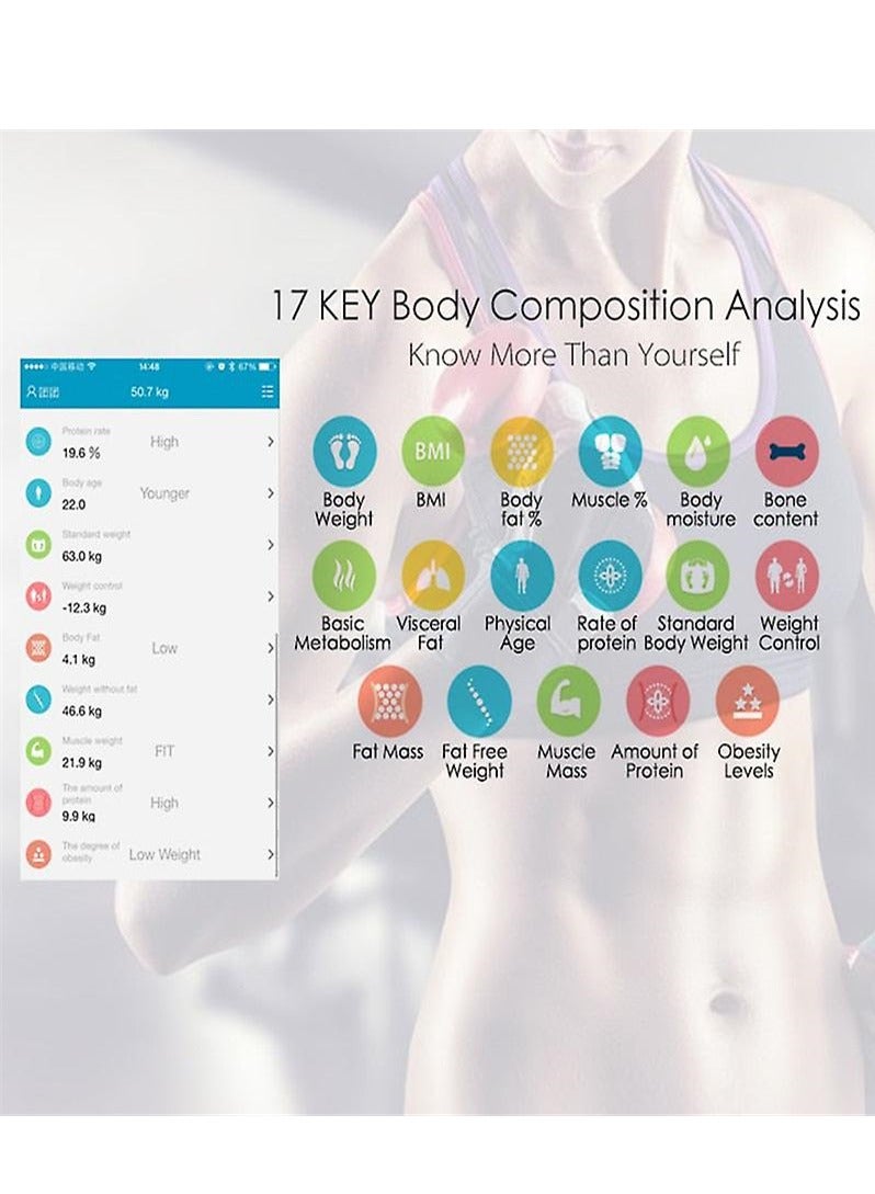 Bluetooth Body Smart Electronic Weights Scale For Smart Home And Bathroom - Image 2