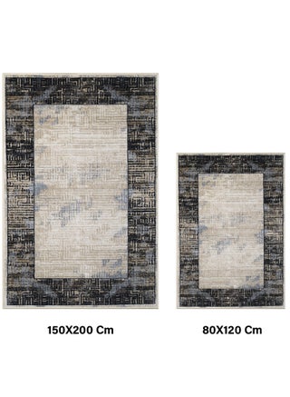 2-Pieces Qout Carpet Set, 1 Piece 80x120 cm 1 Piece 150x200 cm - pzsku/ZB5B5C2EB43CDB39F9EA3Z/45/1742300557/6461764a-850a-463d-ae55-13e7b2207c45
