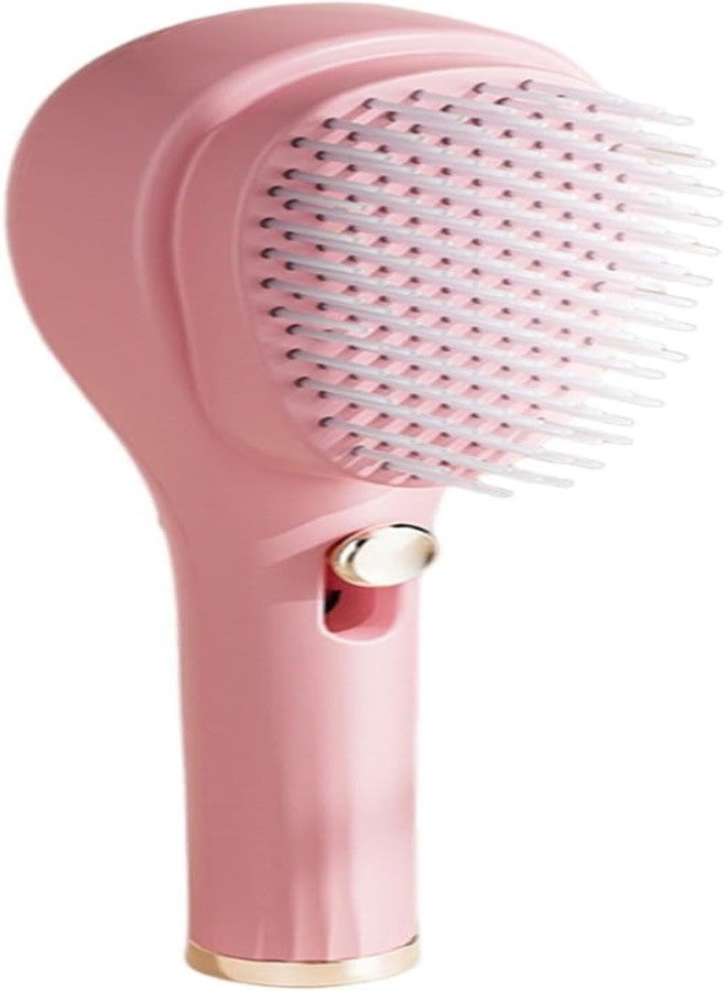 KONSSEE Self-Cleaning New Big Size Self Cleaning Hairbrush,2 in 1 Comb,Telescopic Self Cleaning Brush, One-Click Cleaning Comb,One Pull Clean Hairbrush,Self Clean Hair Comb (Multicolour) - Image 3