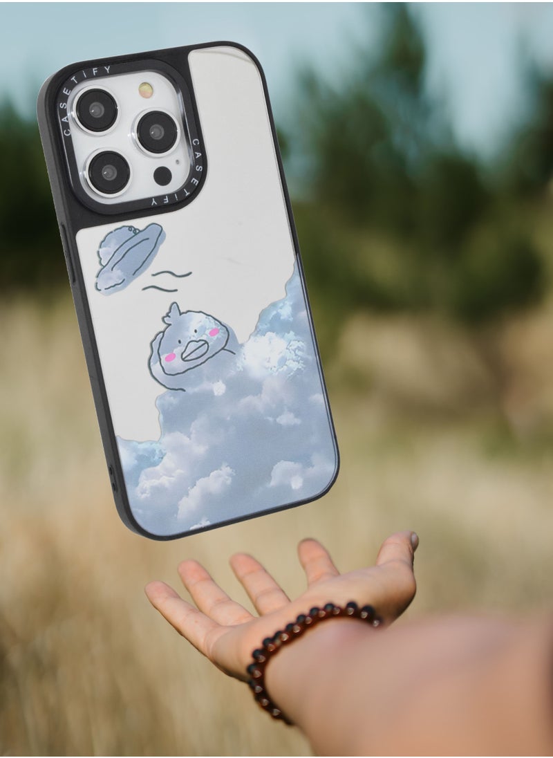 Casetify - iPhone 14 Pro Cover Luxury Plating Embossed Hard Phone Case Tempered Glass Back Cover - Image 1