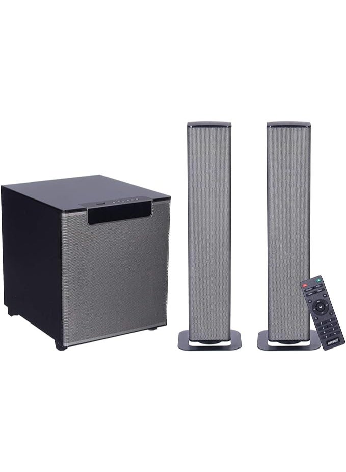ميديا ​​تيك مسرح منزلي، 70 وات، بلوتوث، MT-737 - رمادي