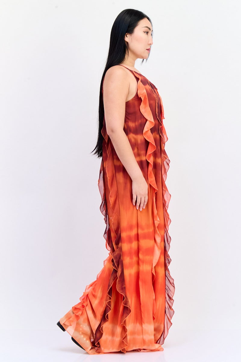 Archive Design Studio Women Allover Print Maxi Dress, Multicolor - Image 3