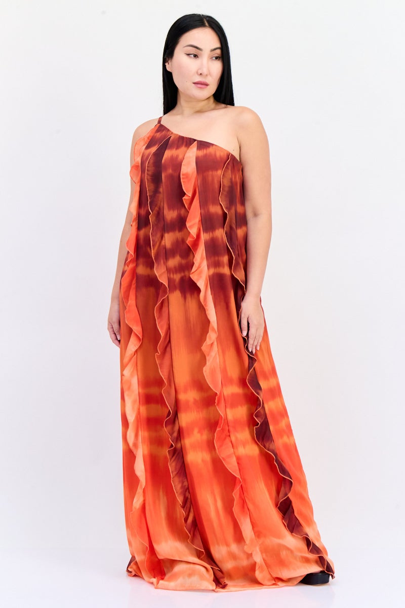 Archive Design Studio Women Allover Print Maxi Dress, Multicolor - Image 1