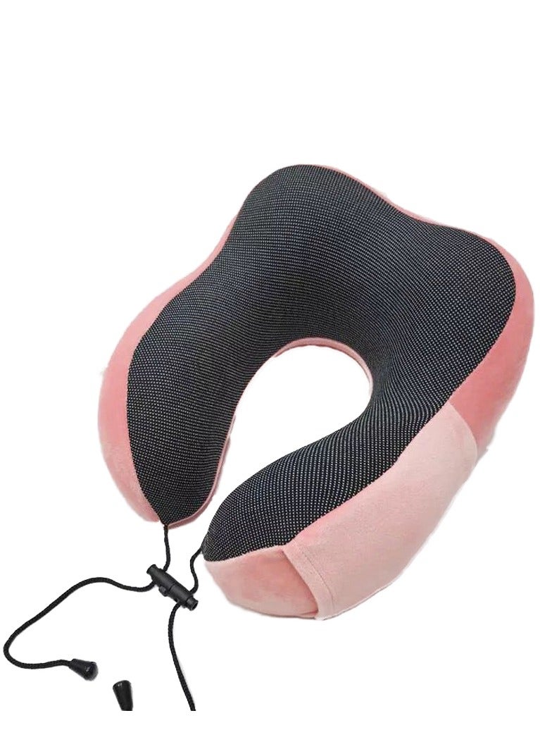 MORANO Murano Travel Pillow, U Shape Memory Foam Pillow for Airplane and Car, Ergonomic Design Removable and Washable Invisible Zipper with Storage Bag Gift 3D Sleeping Mask - Image 3