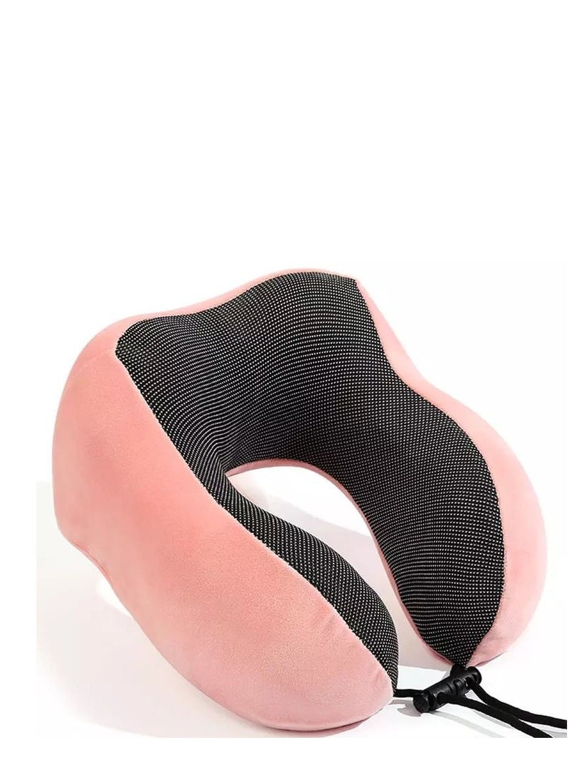 MORANO Murano Travel Pillow, U Shape Memory Foam Pillow for Airplane and Car, Ergonomic Design Removable and Washable Invisible Zipper with Storage Bag Gift 3D Sleeping Mask - Image 4