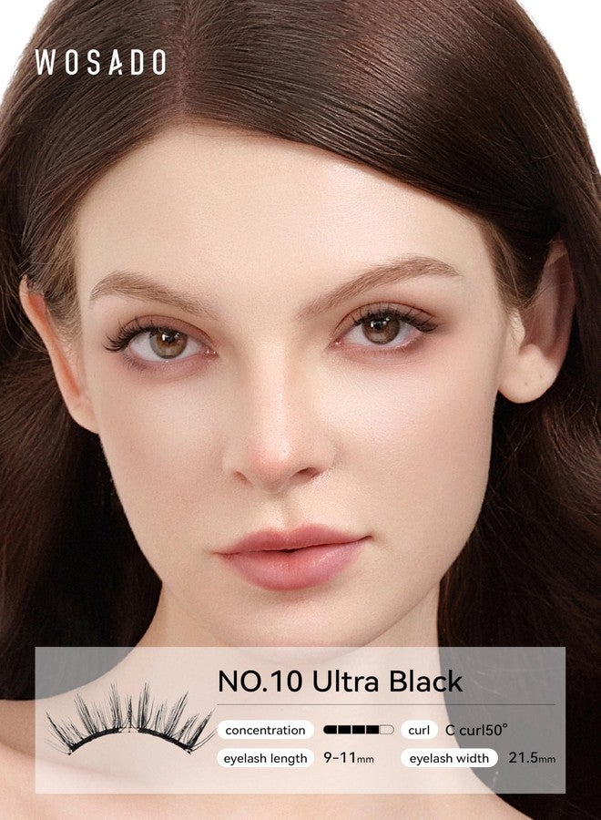 WOSADO Magnetic Eyelashes with Applicator Kit, [V10 Ultra Black] Reusable Magnetic Lashes without Eyeliner, Glue-free False Lashes, Waterproof, Lightweight, Suit for Natural Makeup - Image 5