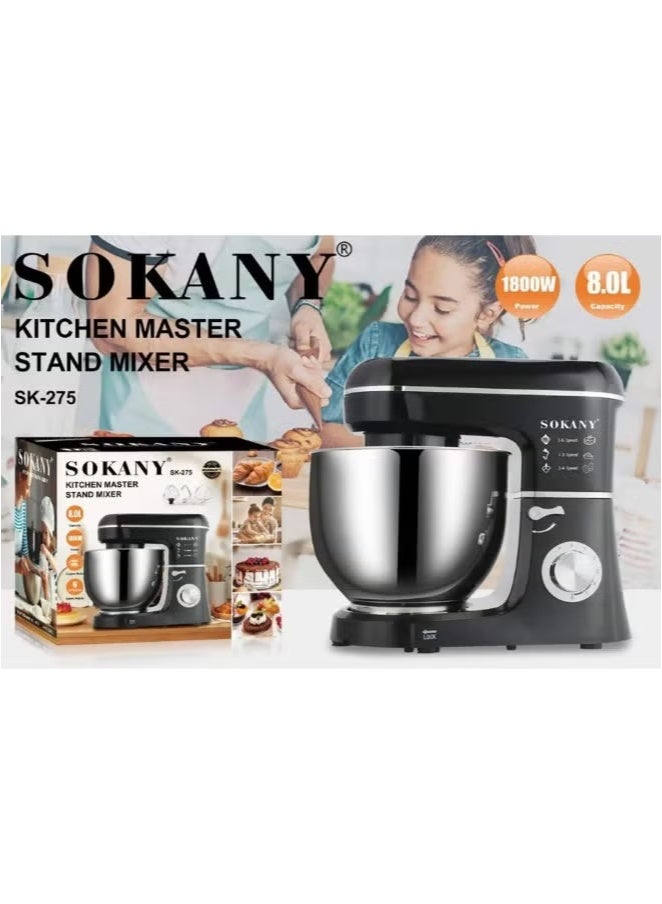 Sokani Sokany stand mixer 8 liters 1800 watts SK 275 - Image 2