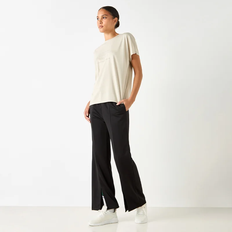 ADOT by Splash Printed T-shirt with Crew Neck and Short Sleeves