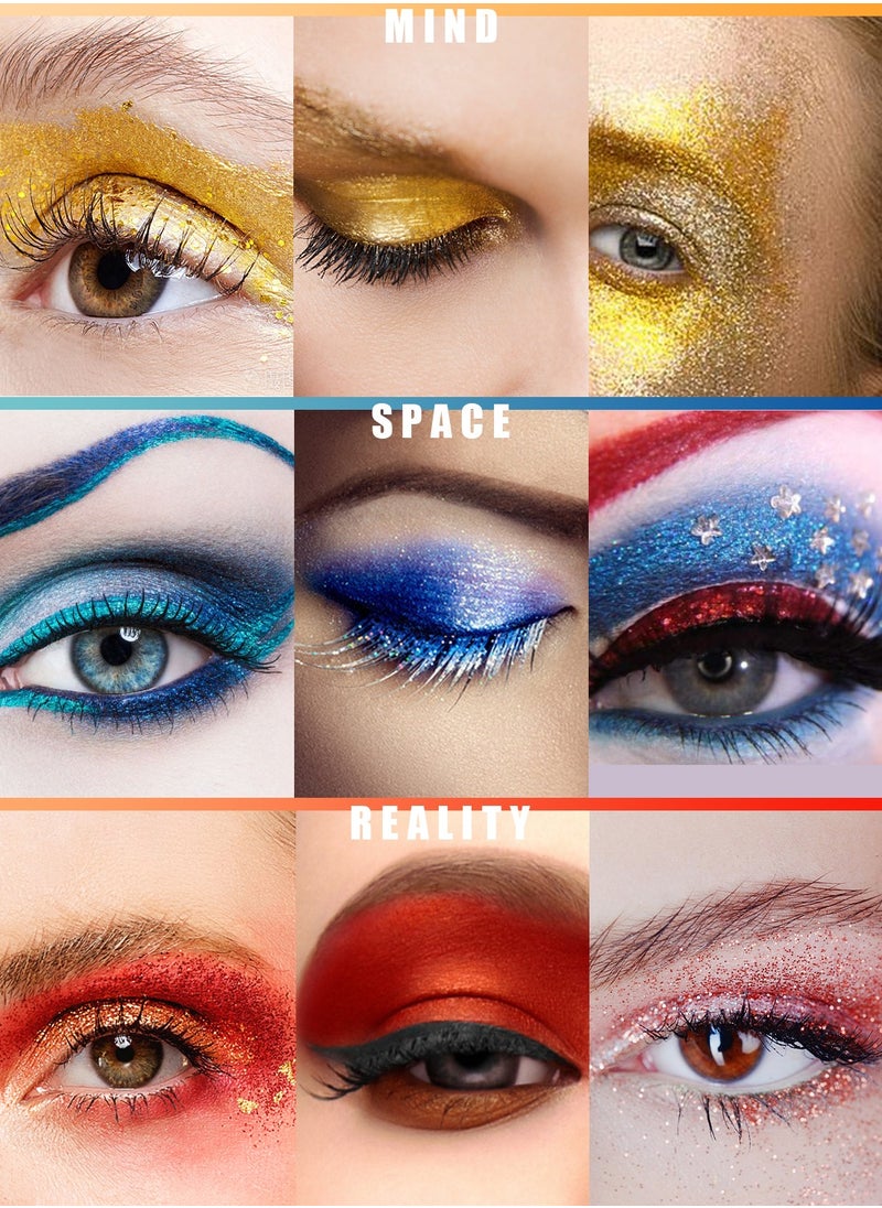 docolor - Eyeshadow Palette 54Colors Gemstone Eye Shadow Palette Highly Pigmented Mattes Glitter Shimmers Naked Smokey Cream Powder Blendable Long Lasting Waterproof Colorful Professional Makeup Palette - Image 1