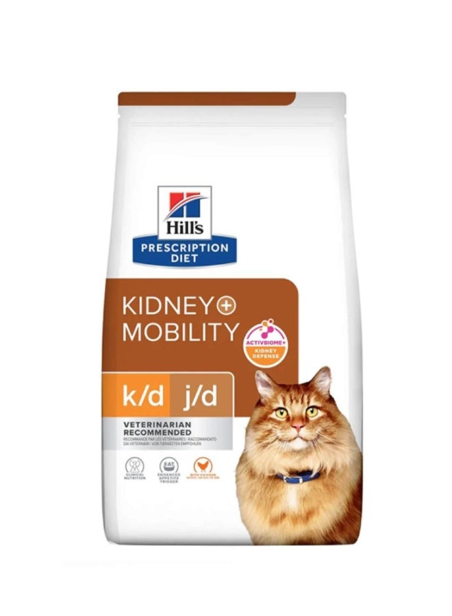 دراي فود هيلز k/d j/d للعناية بالكلى والمفاصل 1.5 kg