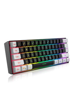 إتش إكس إس جيه لوحة مفاتيح سلكية للألعاب 61 مفتاحًا بإضاءة خلفية RGB  - Image 1