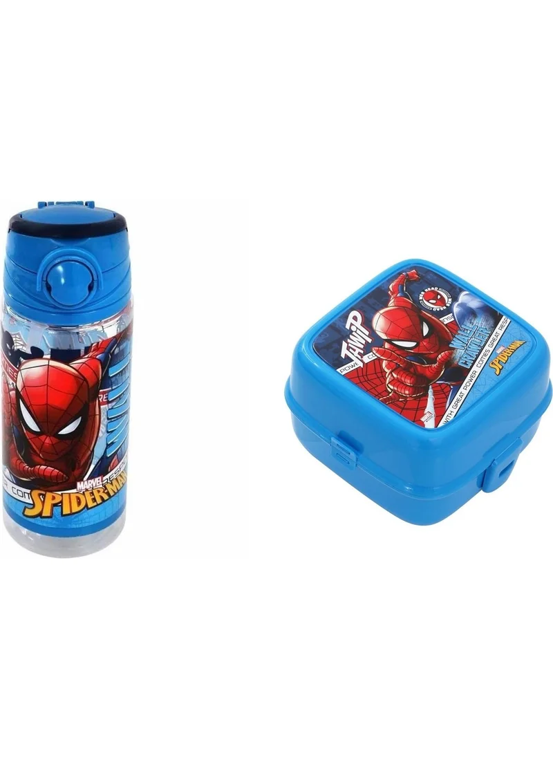 فروكس Spiderman - Spiderman Water Bottle 500 ml and Nutrition Bowl