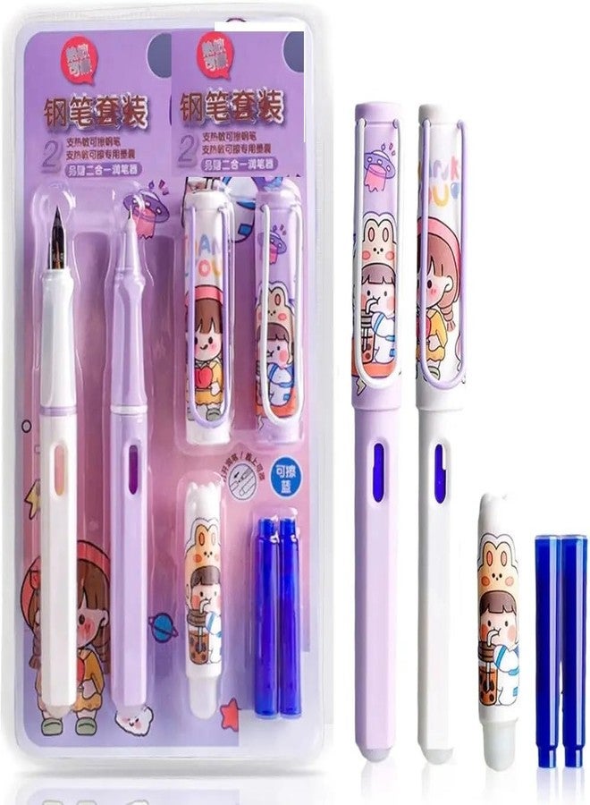 KmCho Fountain Pen | Smooth Writing Pen with Refillable Ink | Elegant Office & School Stationery | Gift Pen for Professionals & Students - (Pack of 1) - Image 1