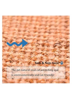 Y&D Cat Scratching Post, Natural Sisal Scratch Post Wrapped Around The Legs of Tables and Chairs, with Interactive Ball Toys  - Image 5