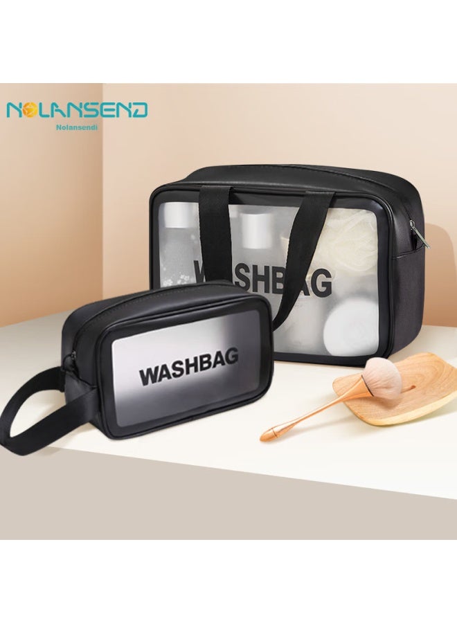 NOLANSEND Nuolanshendi Travel Toiletry Bag, Waterproof Swim Bag, Beach Bag, Military Training Outdoor Large Capacity Portable Storage Bag, Makeup Bag, Medium Size - Image 1