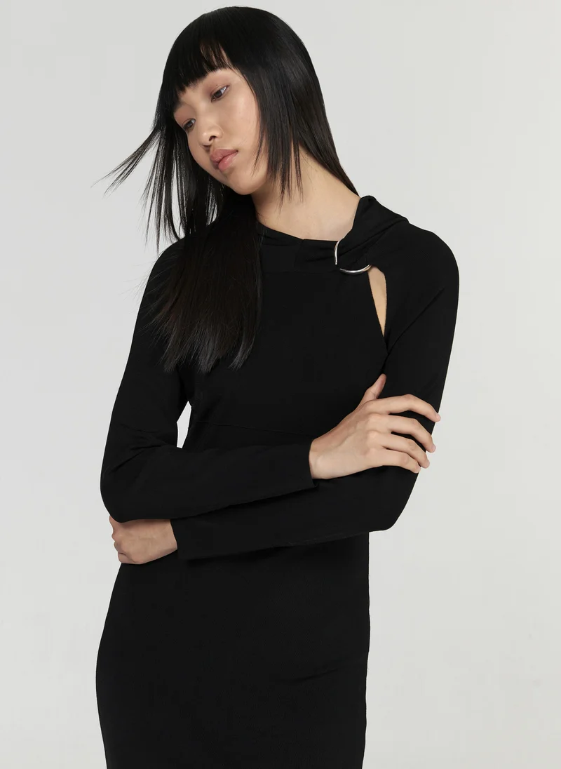 Leem  Hooded Knitted Dress for Women | Best Price UAE