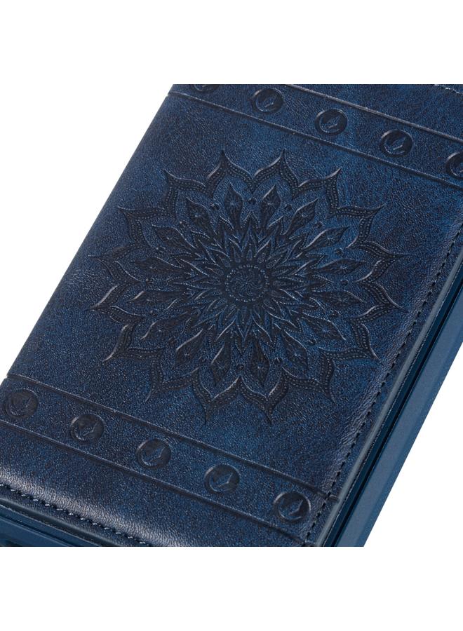 زبون جراب لهاتف Galaxy S20 Ultra، جراب هاتف محمول مقاوم للسقوط منقوش عليه نقشة زهرة الشمس، مزود بفتحات للبطاقات ومحفظة وحامل للصور ووظيفة الحامل - Image 4