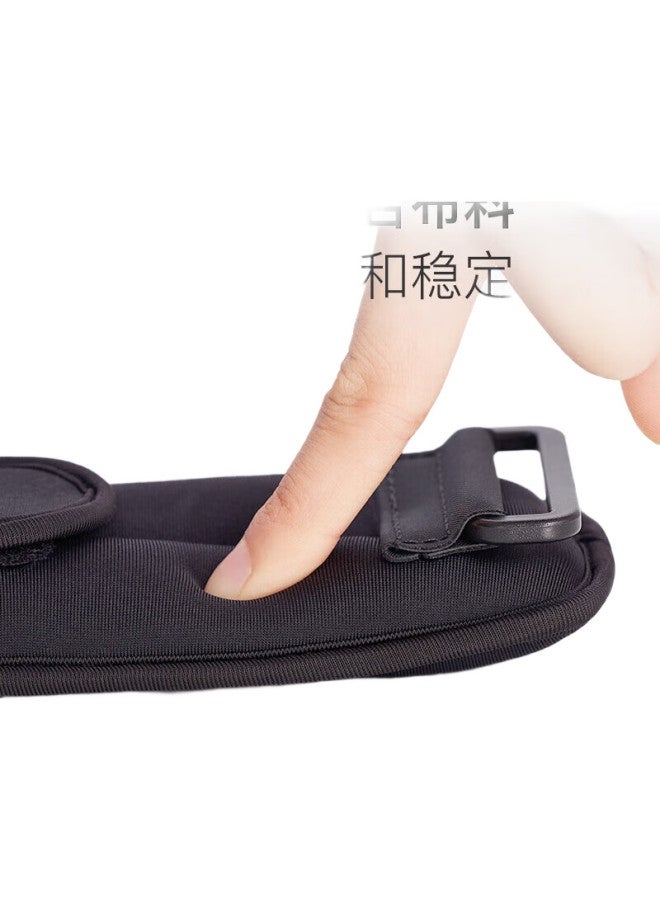 Keep أكياس رملية مثقلة لأحزمة الساق والمعصم، معدات تدريب الجري، تدريب امتحانات دخول المدارس الثانوية، أسود حبر، 1 كجم * 2 - Image 3