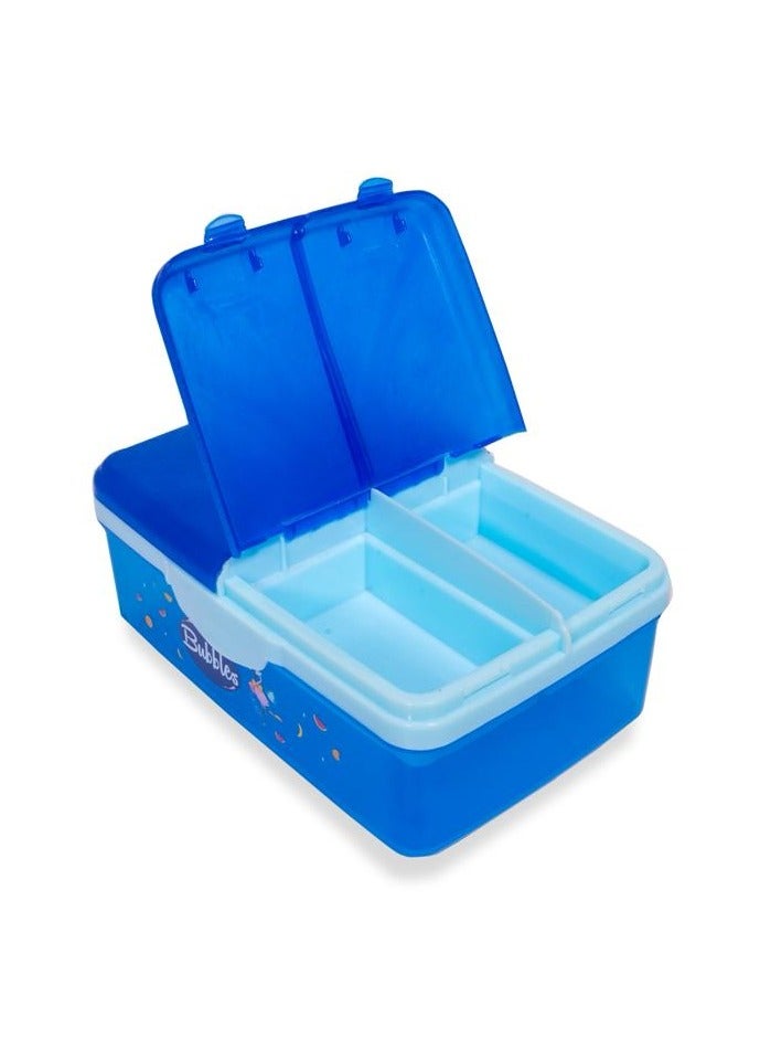 Bubbles Bubbles Smart Lunch Box Blue With Bubbles Spoon and Fork - MultIshape  - Image 5