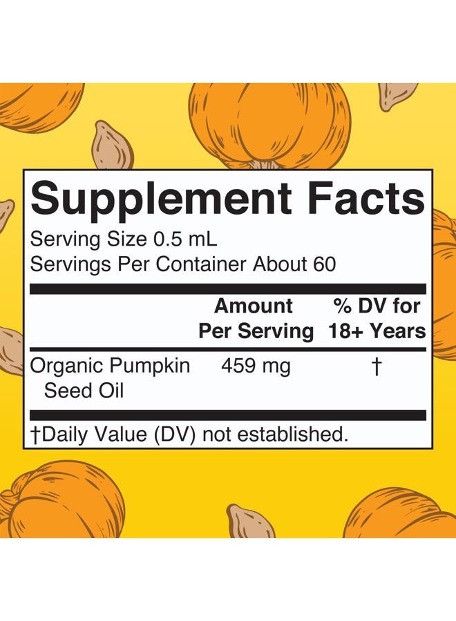 MaryRuth Organics Pumpkin Seed Oil Cold Pressed | 2 Month Supply | USDA Organic Pumpkin Seed Liquid Drops for Men and Women | Urinary Health in Men | Sugar Free | Vegan | Non-GMO | 60 Servings  - Image 2