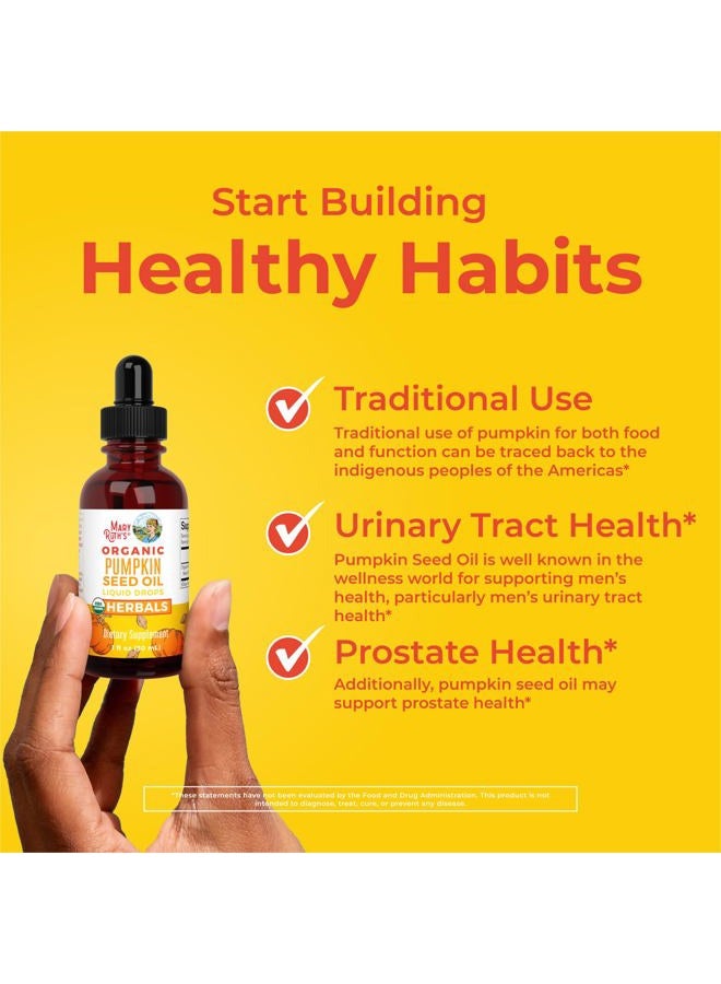 MaryRuth Organics Pumpkin Seed Oil Cold Pressed | 2 Month Supply | USDA Organic Pumpkin Seed Liquid Drops for Men and Women | Urinary Health in Men | Sugar Free | Vegan | Non-GMO | 60 Servings  - Image 5