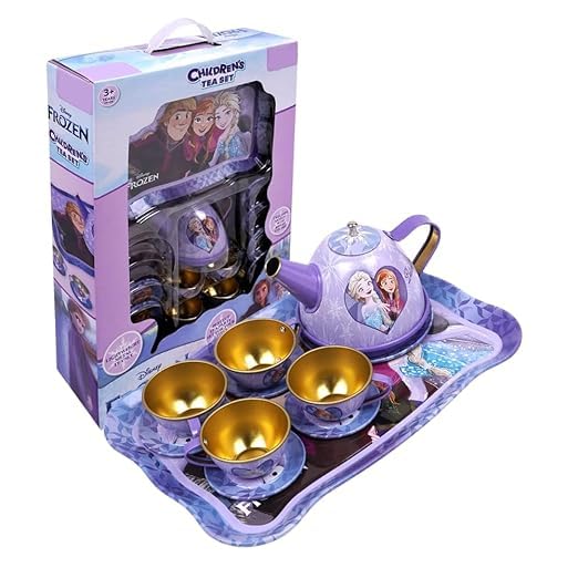 GRAPHENE Frozen Pretend Play Tea Party Set for Kids – 14-Piece Kitchen Toy for Girls & Boys Ages 3-6 Fun & Safe Tea Time Role Play Gift for Toddlers & Preschoolers - Image 1