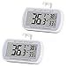 RIY RIY Digital Refrigerator Thermometer 2 Pack Fridge Freeze Room Thermometer Waterproof Large LCD Display Max/Min Record  - Image 2