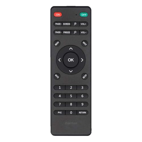 marman® Compatible with Universal Projector Remote Control Model RM-P1375 Suitable for Projector Brands are Listed with 2 Step Easy Configuration Remote Controller - Pairing Required - Image 1